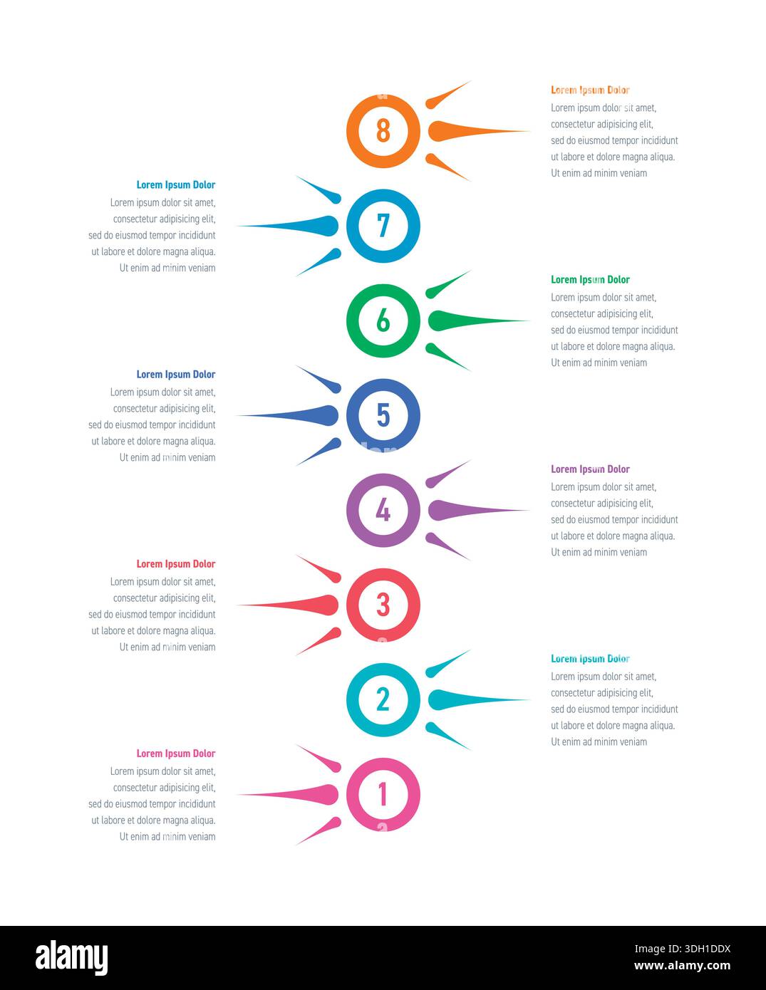 Vector Infographic design with icons.process diagram, flow chart, info ...