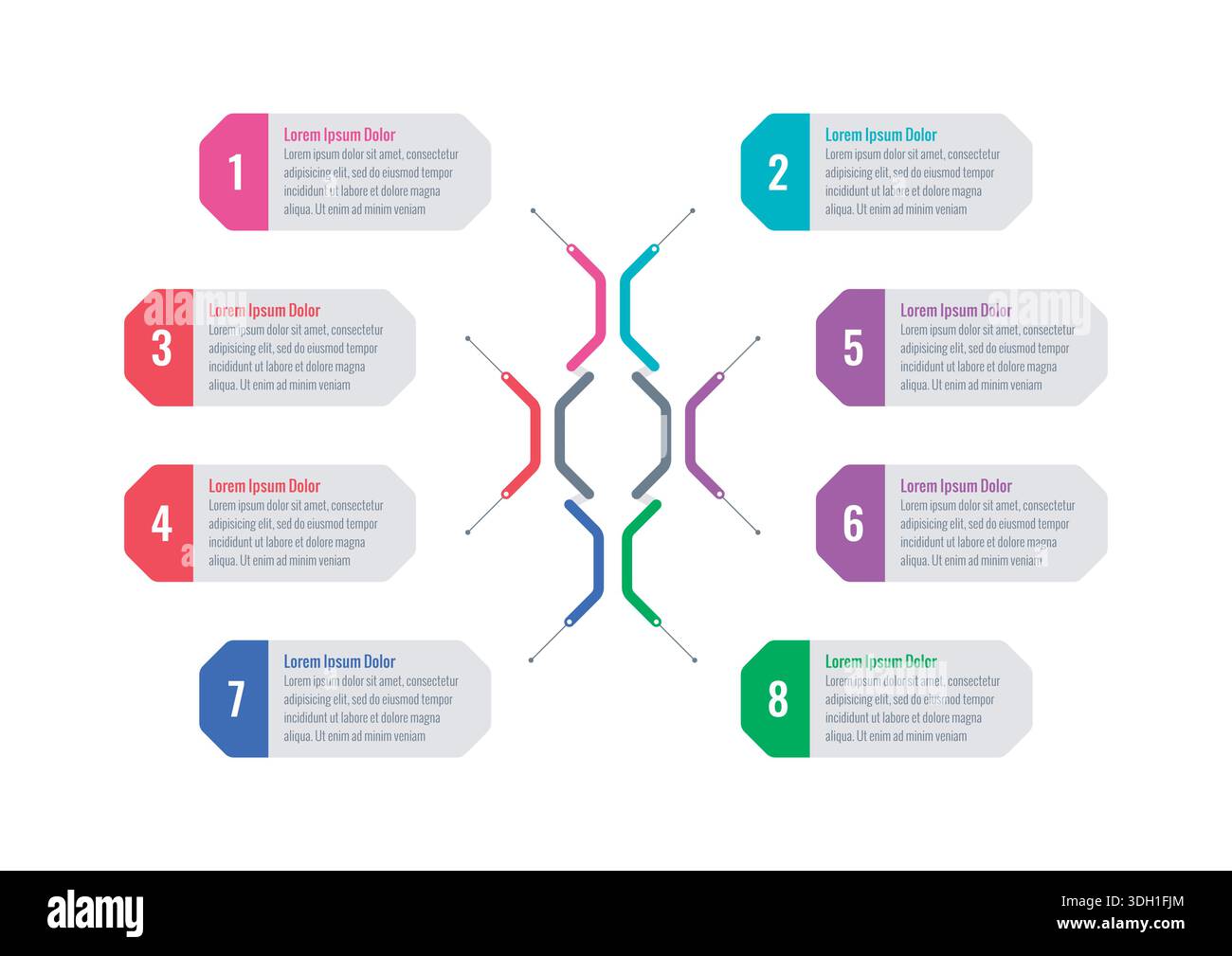 Vector Infographic design with icons.process diagram, flow chart, info ...