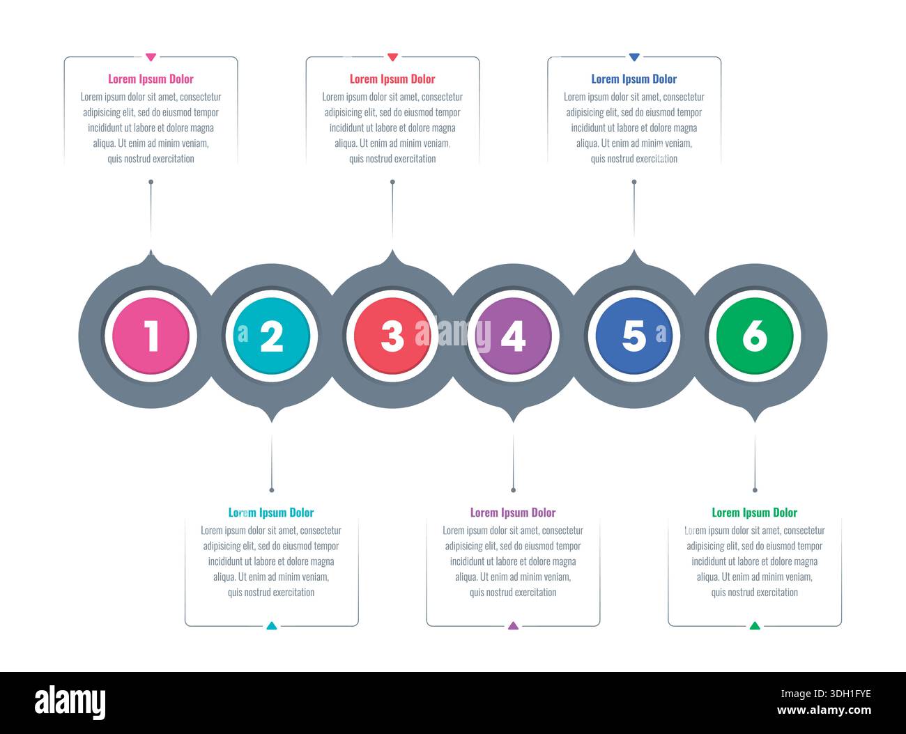 Vector Infographic design with icons.process diagram, flow chart, info ...