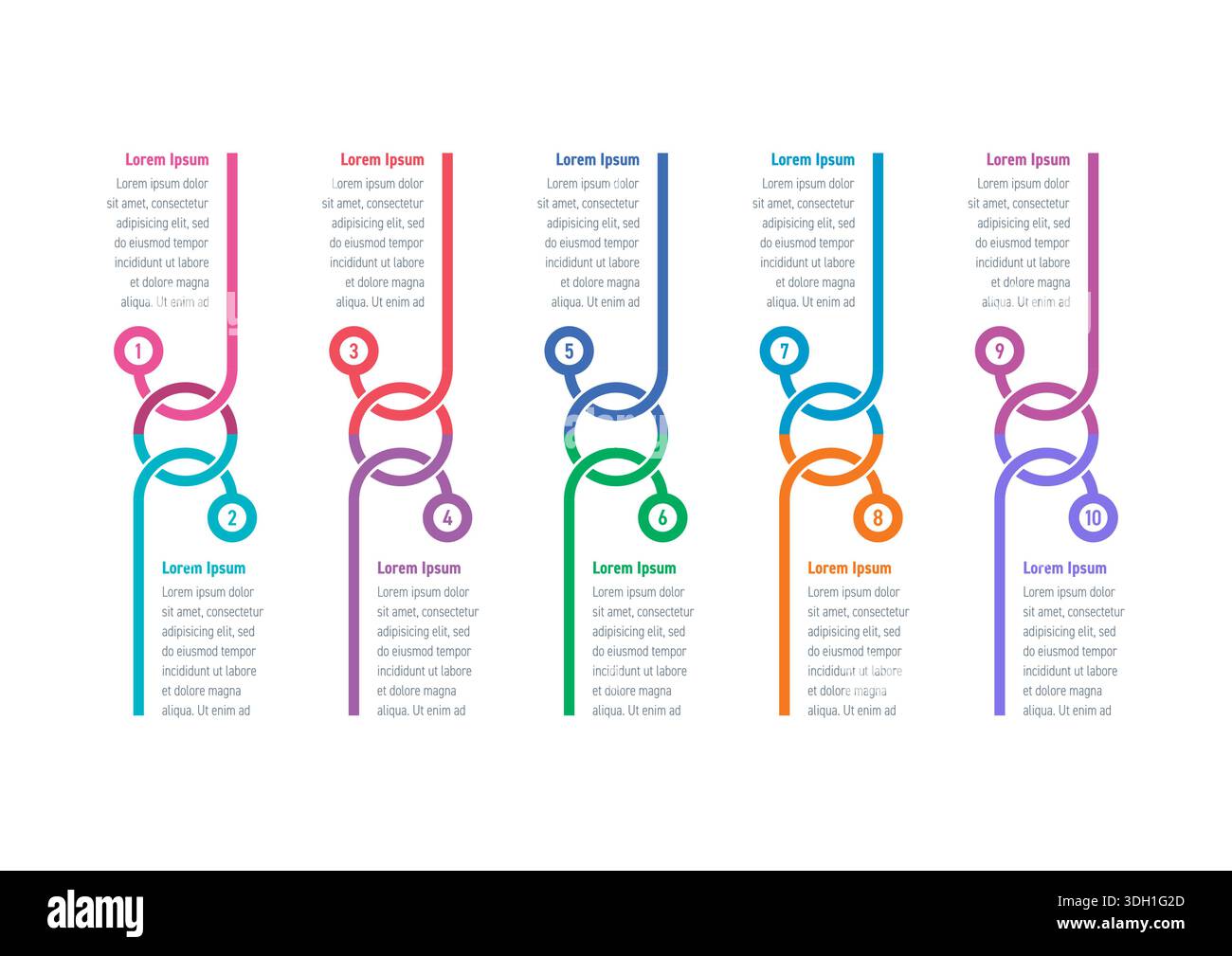 Vector Infographic design with icons.process diagram, flow chart, info ...