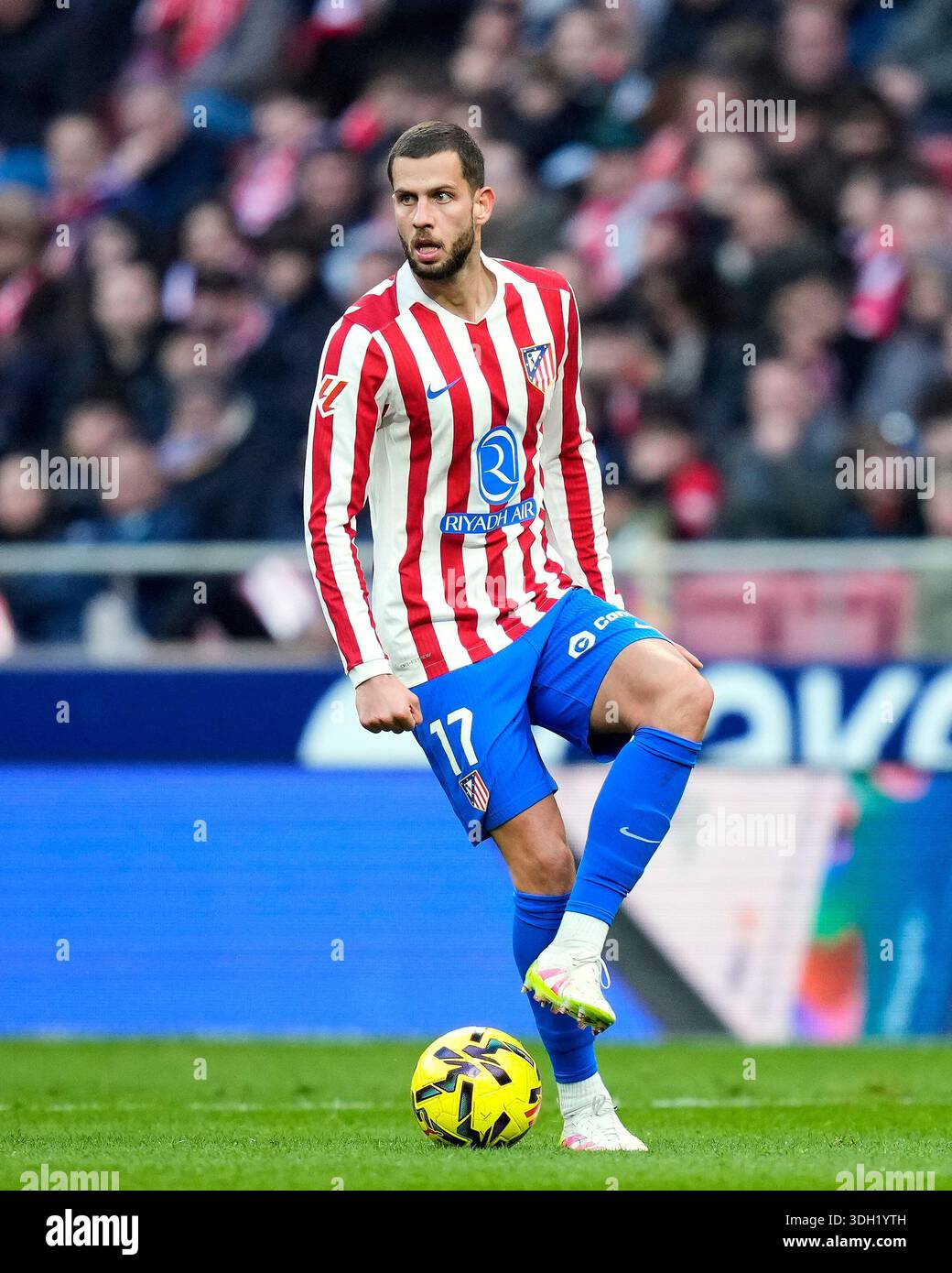 David Hancko Madrid, Spain. 19th Jan, 2026. David Hancko of Atletico de Madrid ...