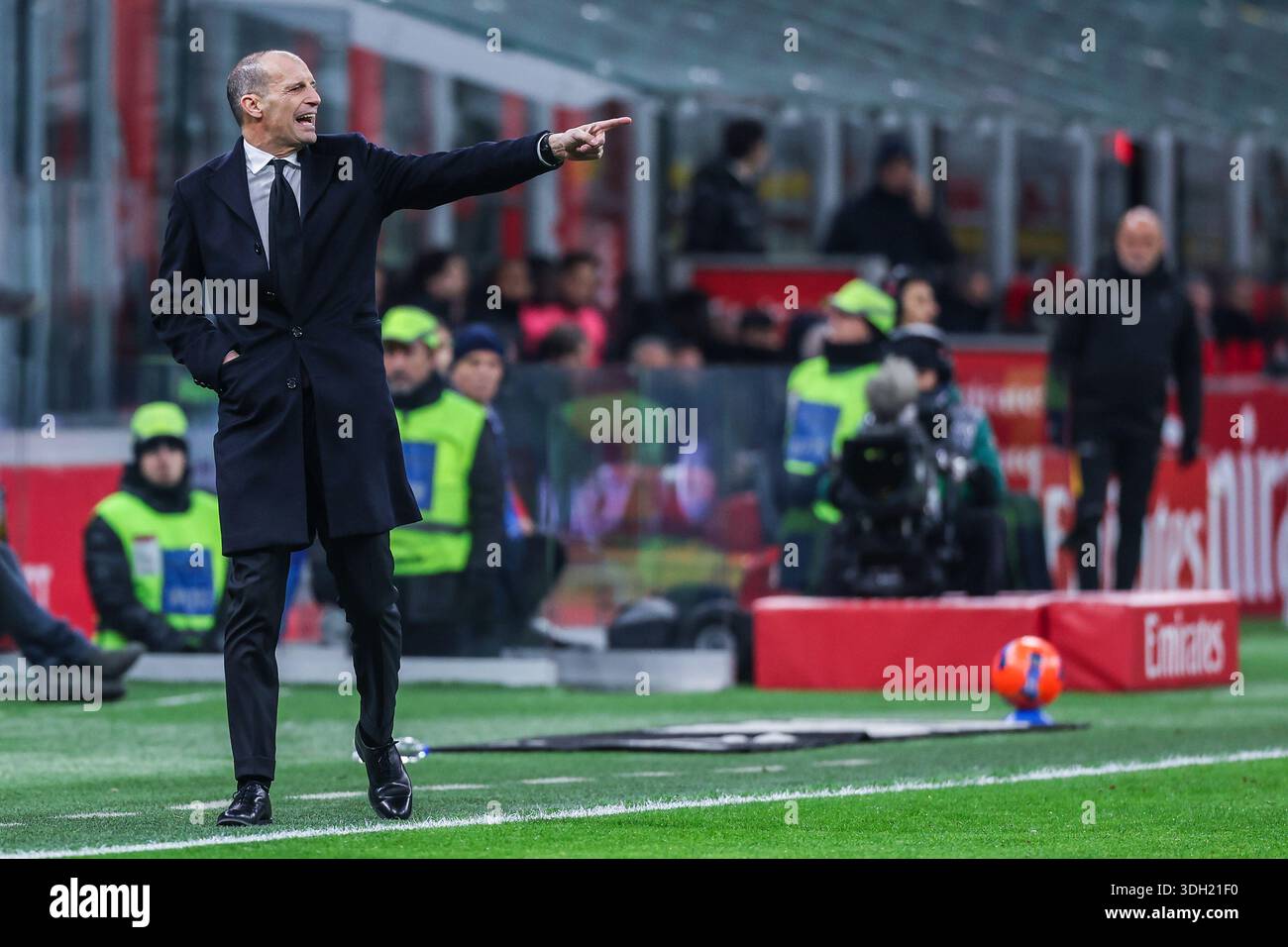 Massimiliano Allegri Head Coach of AC Milan gestures during Serie A ...