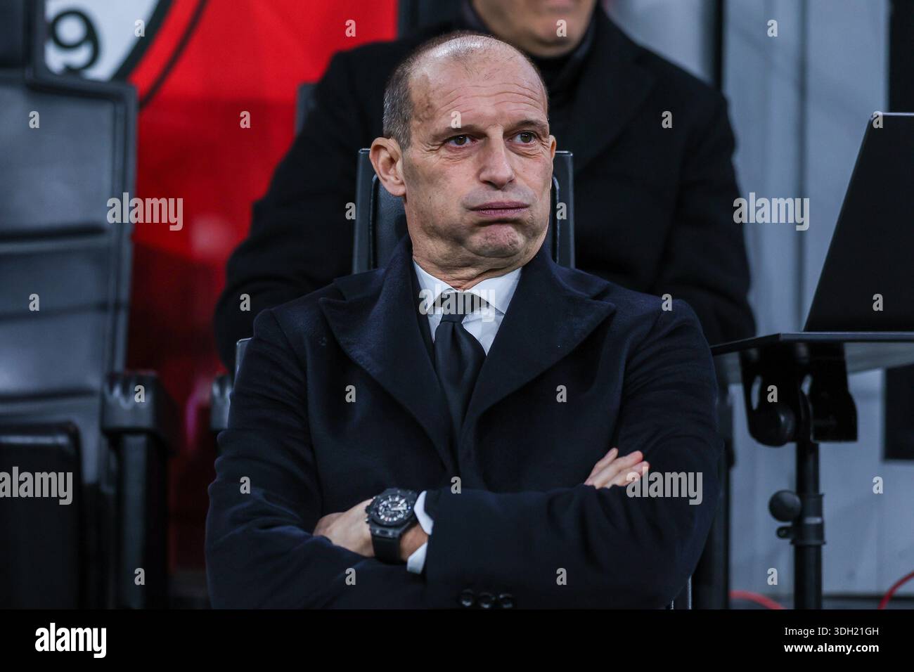 Massimiliano Allegri Head Coach of AC Milan reacts during Serie A 2025/ ...