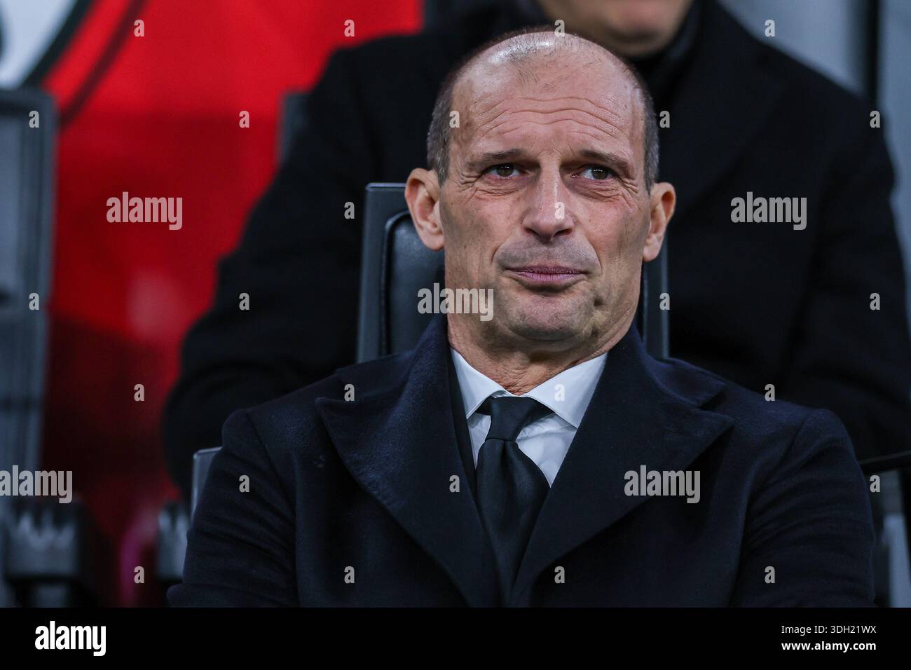 Massimiliano Allegri Head Coach of AC Milan looks on during Serie A ...