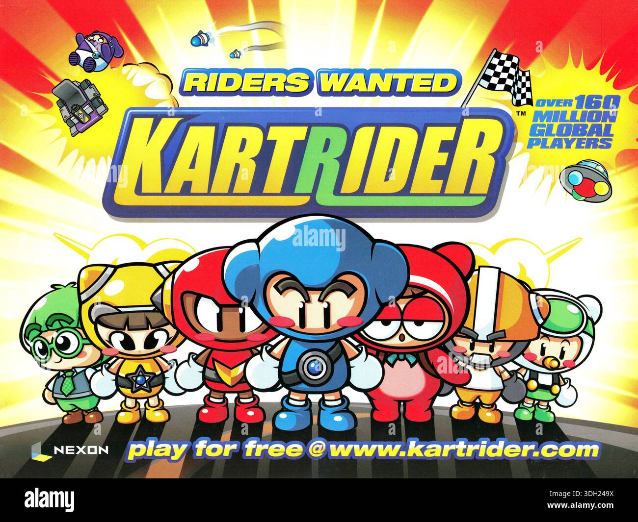 2007 Kartrider pc game ad Stock Photo - Alamy