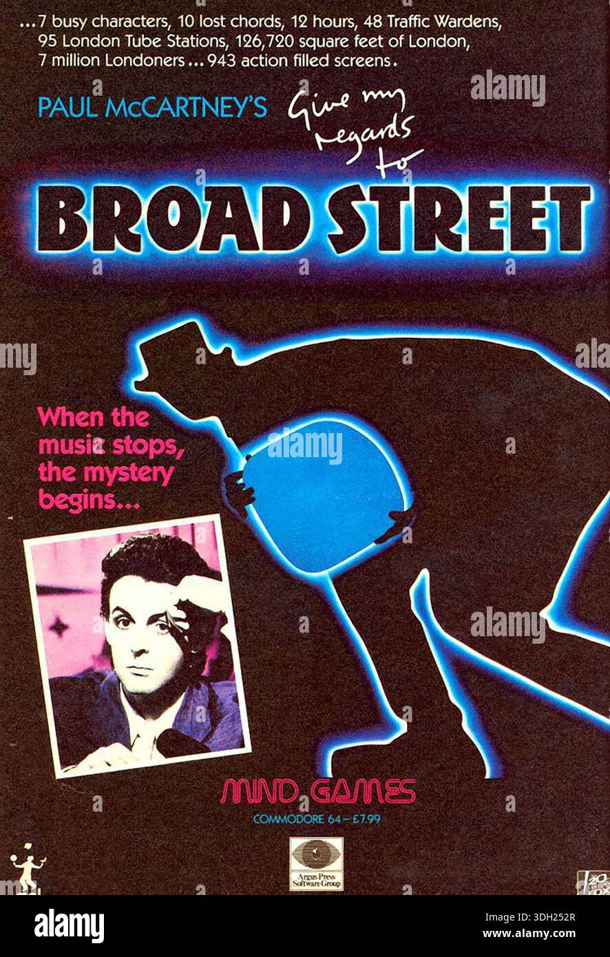 PAUL MCCARTNEY, GIVE MY REGARDS TO BROAD STREET, 1984 Stock Photo