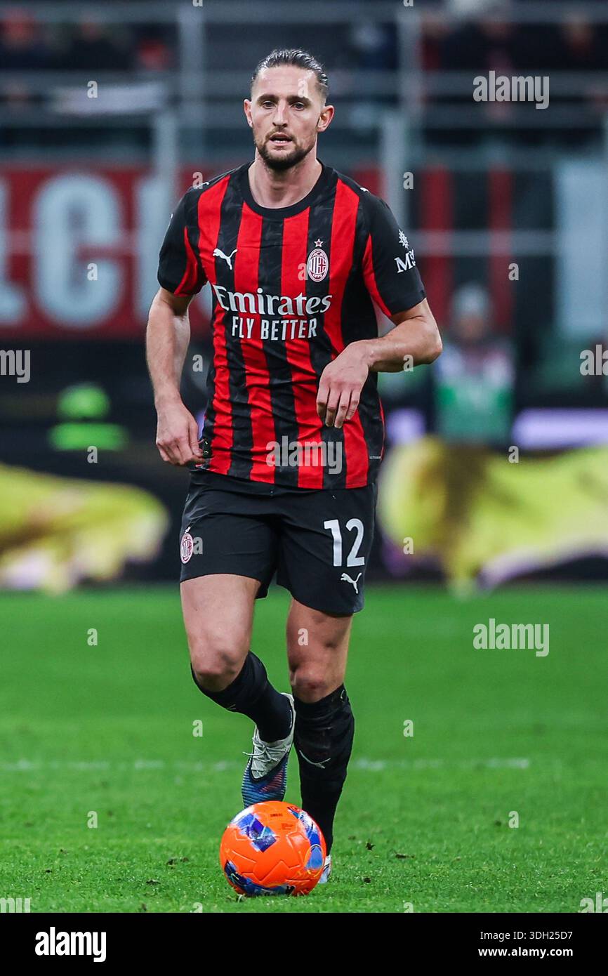 Milan Italy 18th Jan 2026 Adrien Rabiot Of AC Milan Seen In Action milan-italy-18th-jan-2026-adrien-rabiot-of-ac-milan-seen-in-action