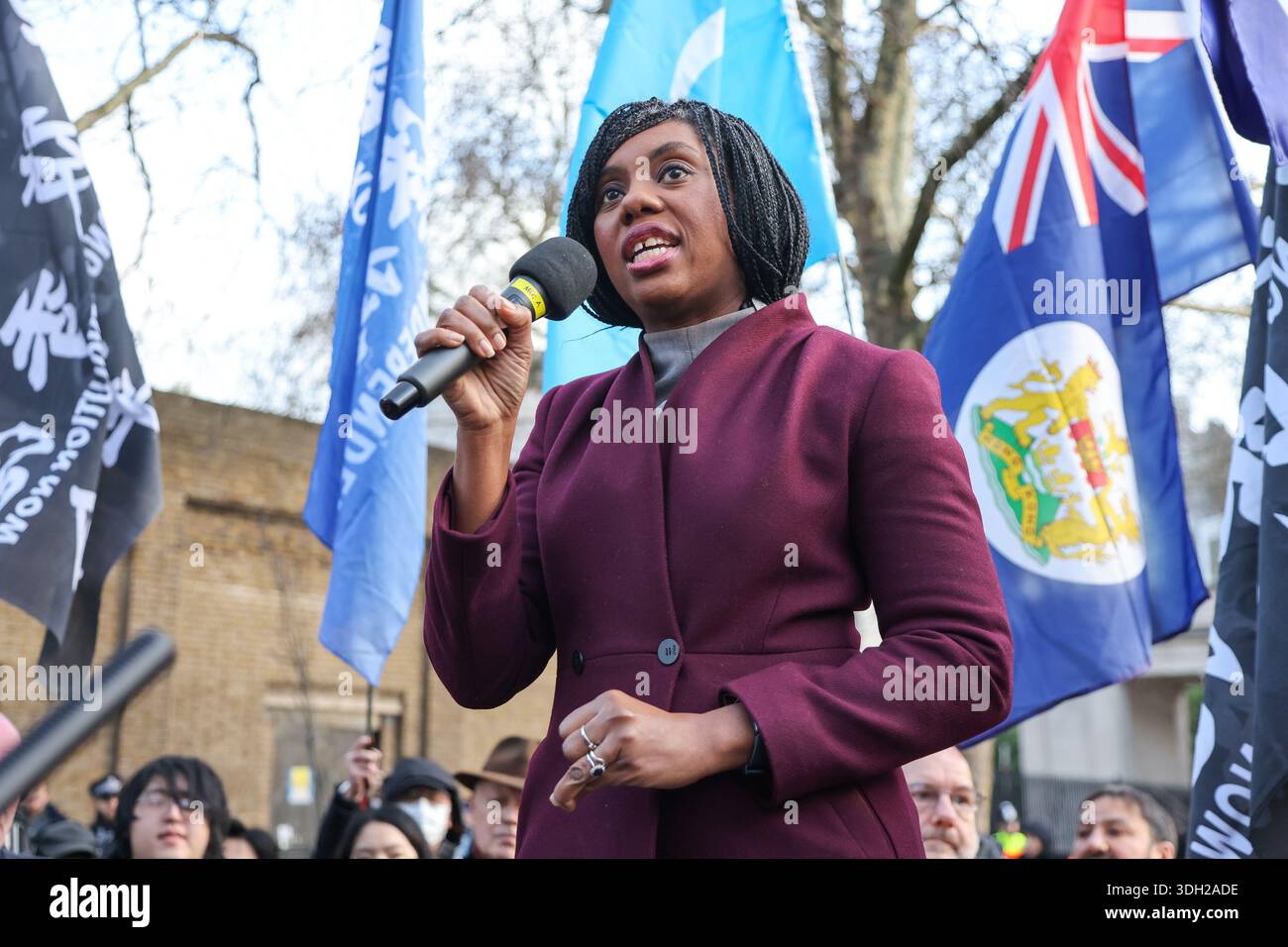 London, UK. 17th Jan, 2026. Conservative Party leader Kemi Badenoch ...