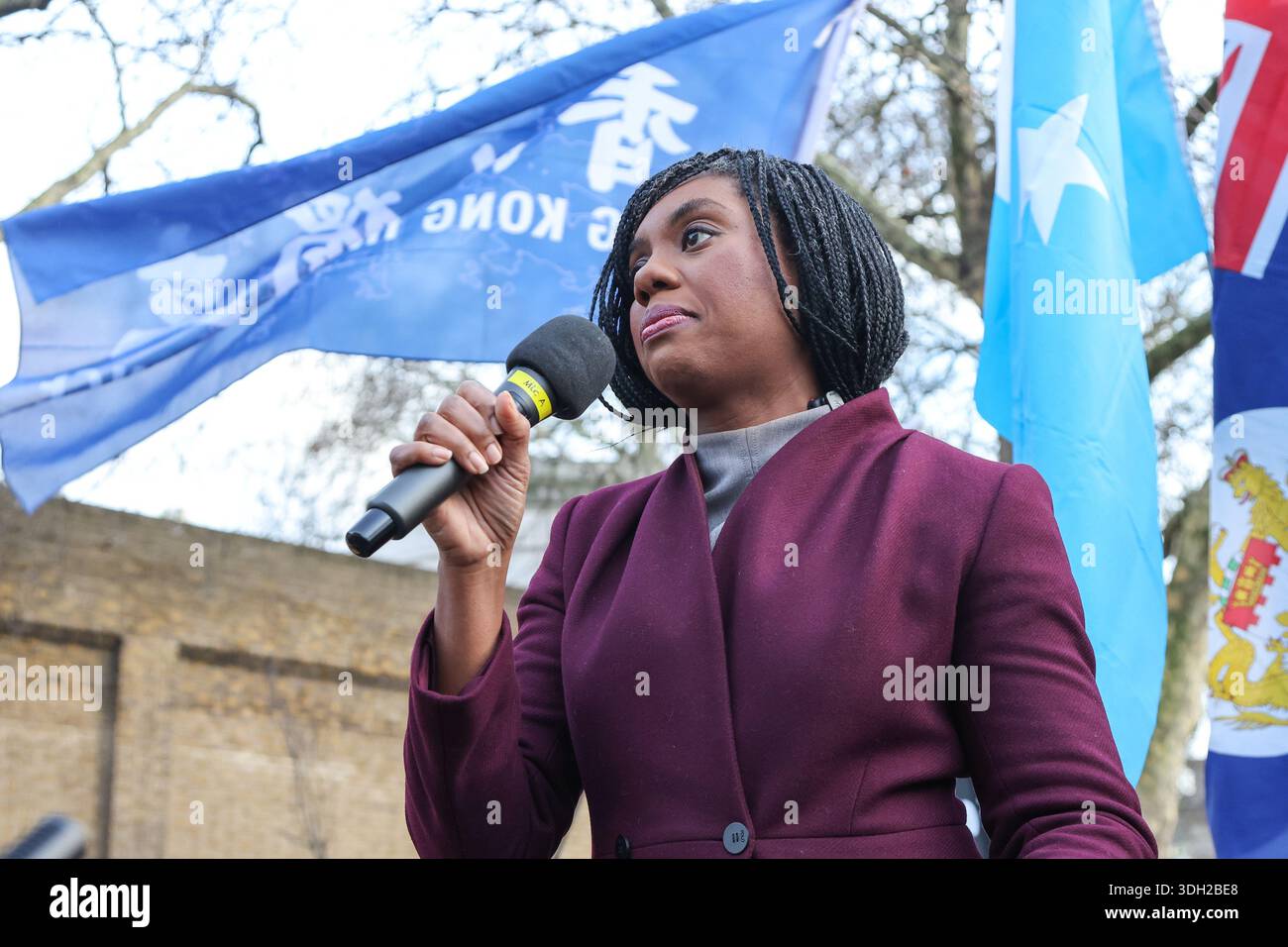 London, UK. 17th Jan, 2026. Conservative Party leader Kemi Badenoch ...