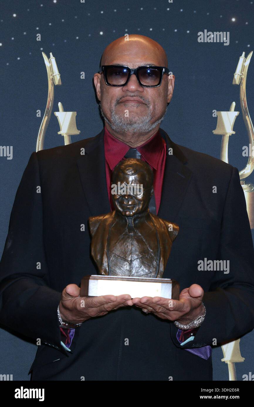 Beverly Hills USA 18 January 2026 Pictured Left To Right Laurence Beverly Hills Usa 18 January 2026 Pictured Left To Right Laurence Fishburne At The Voice Arts Awards Credit Kathy Hutchins Alamy Live News 3DH2E6R 