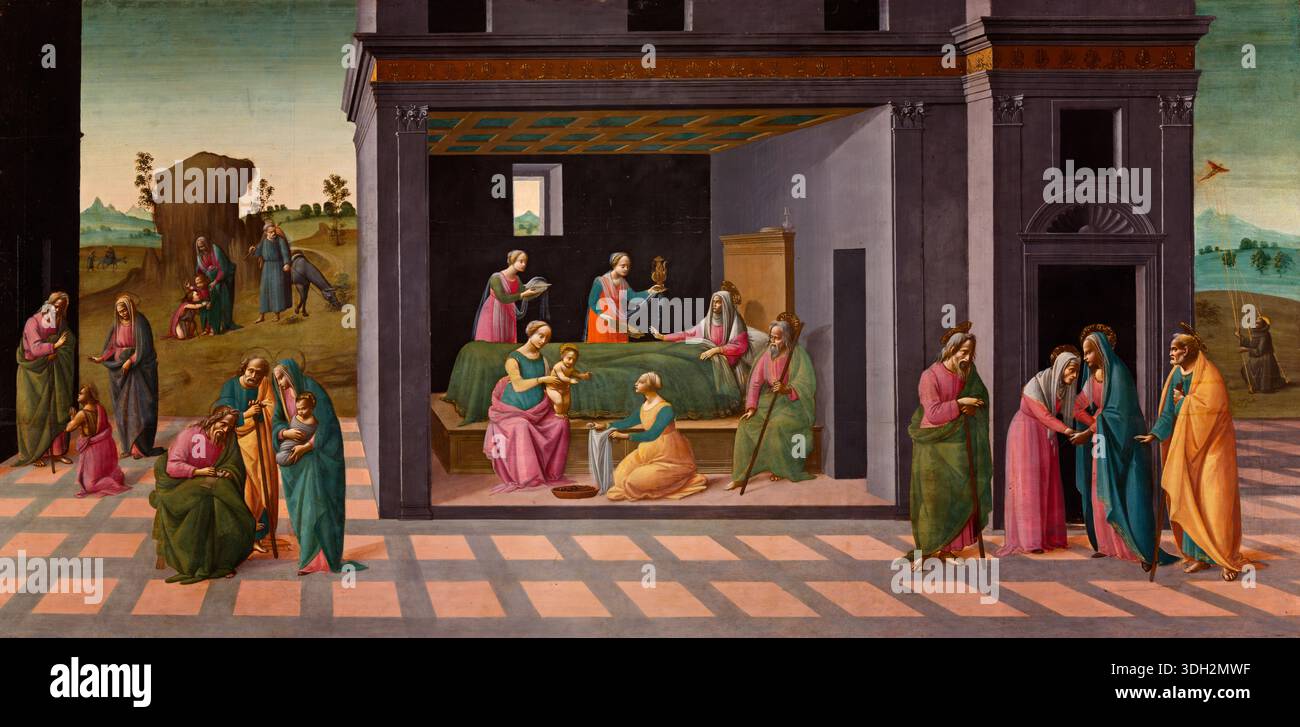 Scenes from the Life of Saint John the Baptist by Bartolomeo di ...