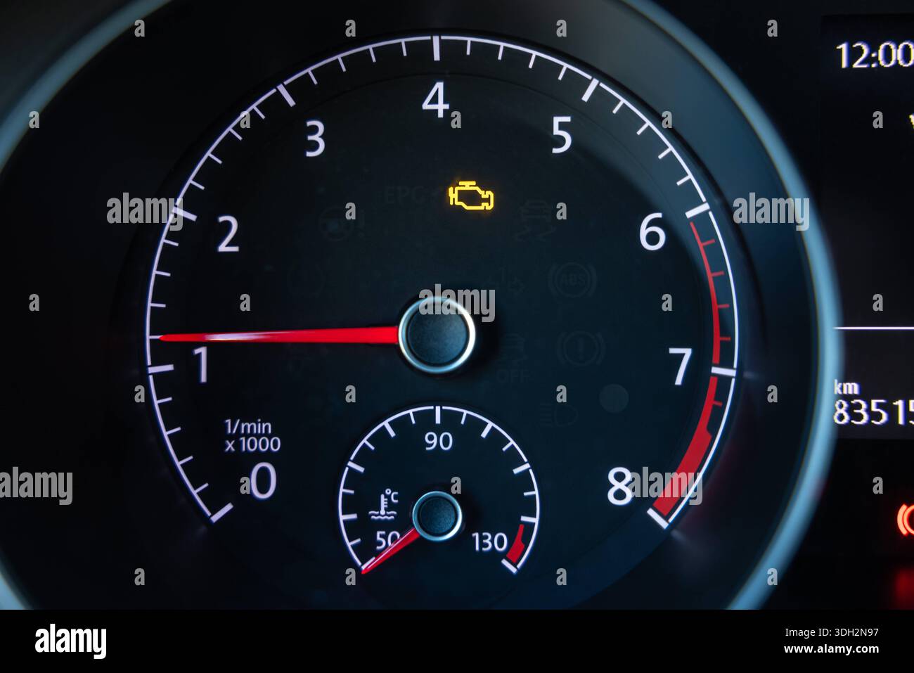 Stilvolle Auto Kontrollleuchten Gelb Bilder