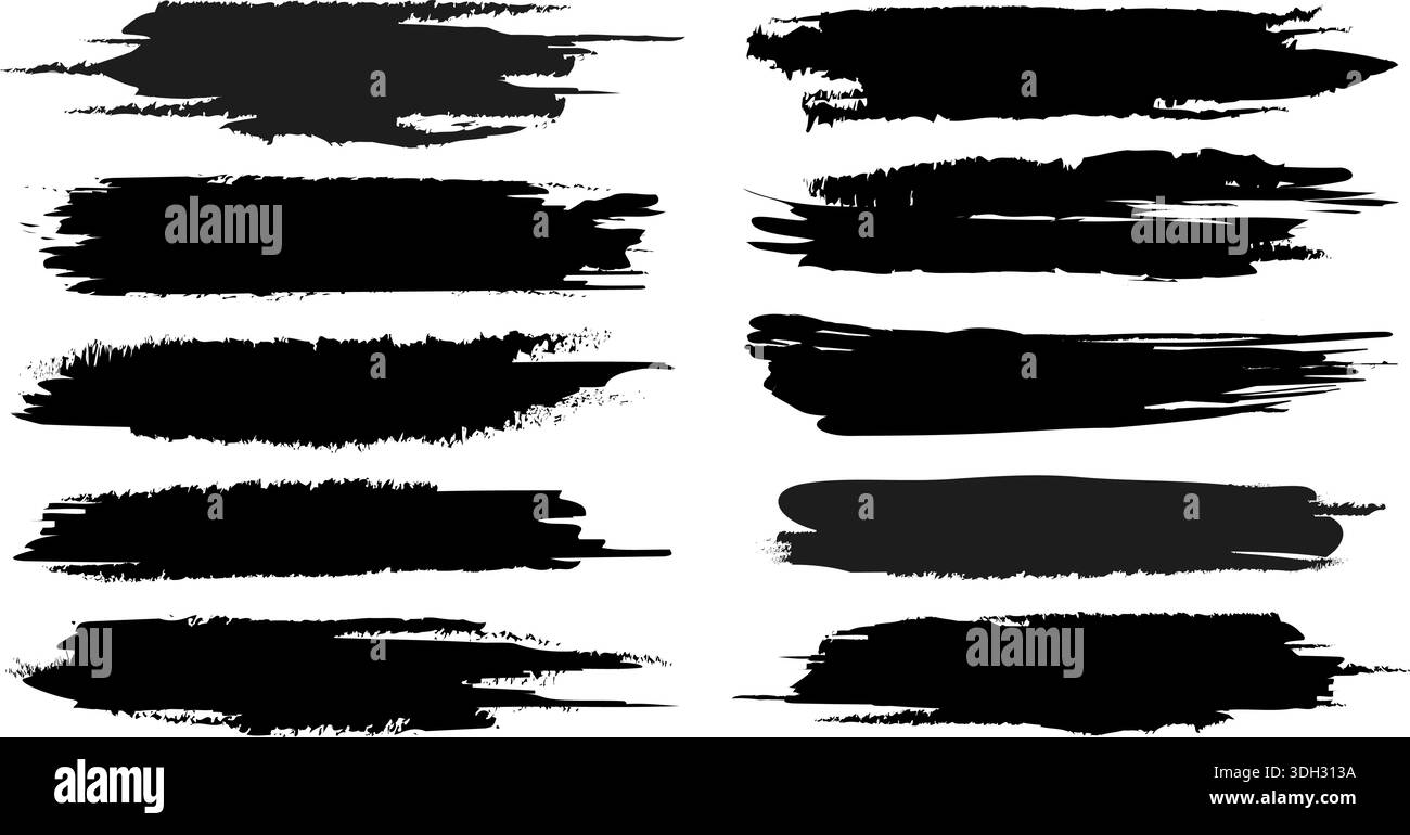 Brush stroke collection Stock Vector Image & Art - Alamy