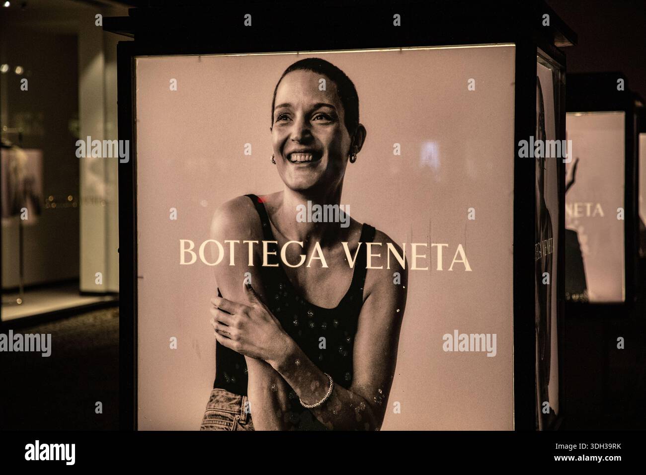 High End Fashion House Crossword 2026.Berlin, Germany. 19th Jan, 2026. An advertisement for Italian luxury ...