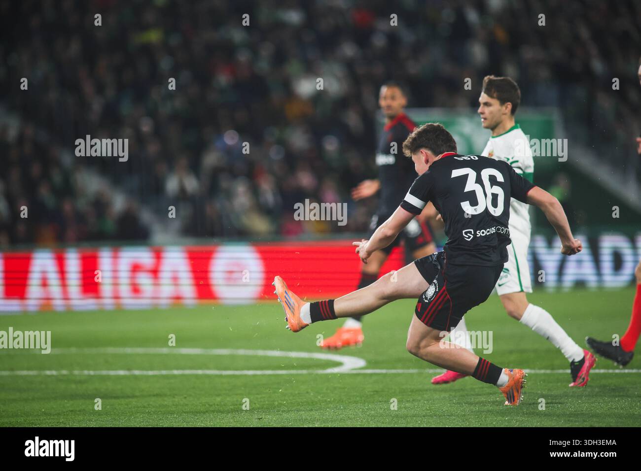 Spanish La Liga EA Sports soccer match Elche vs Sevilla at Manuel ...