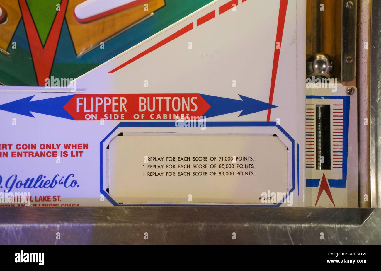 Pinball flipper hi-res stock photography and images - Alamy