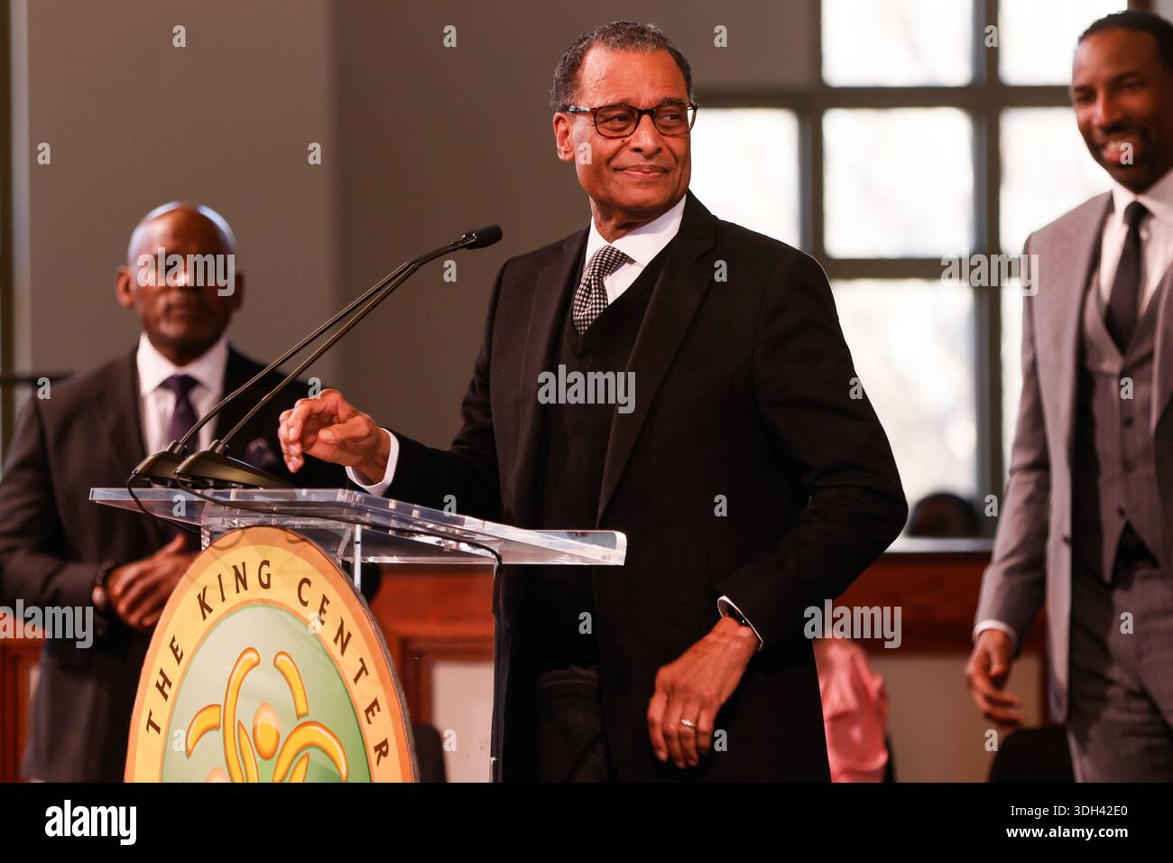 Rev. A. R. Bernard smiles during the Martin Luther King Jr. Beloved ...