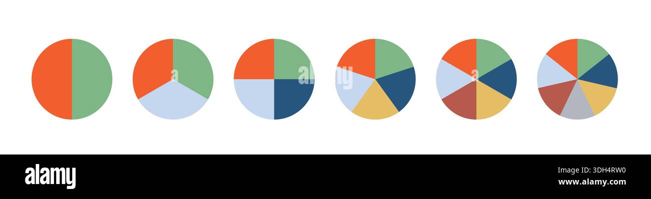 Modern infographic pie chart isolated Stock Vector Image & Art - Alamy