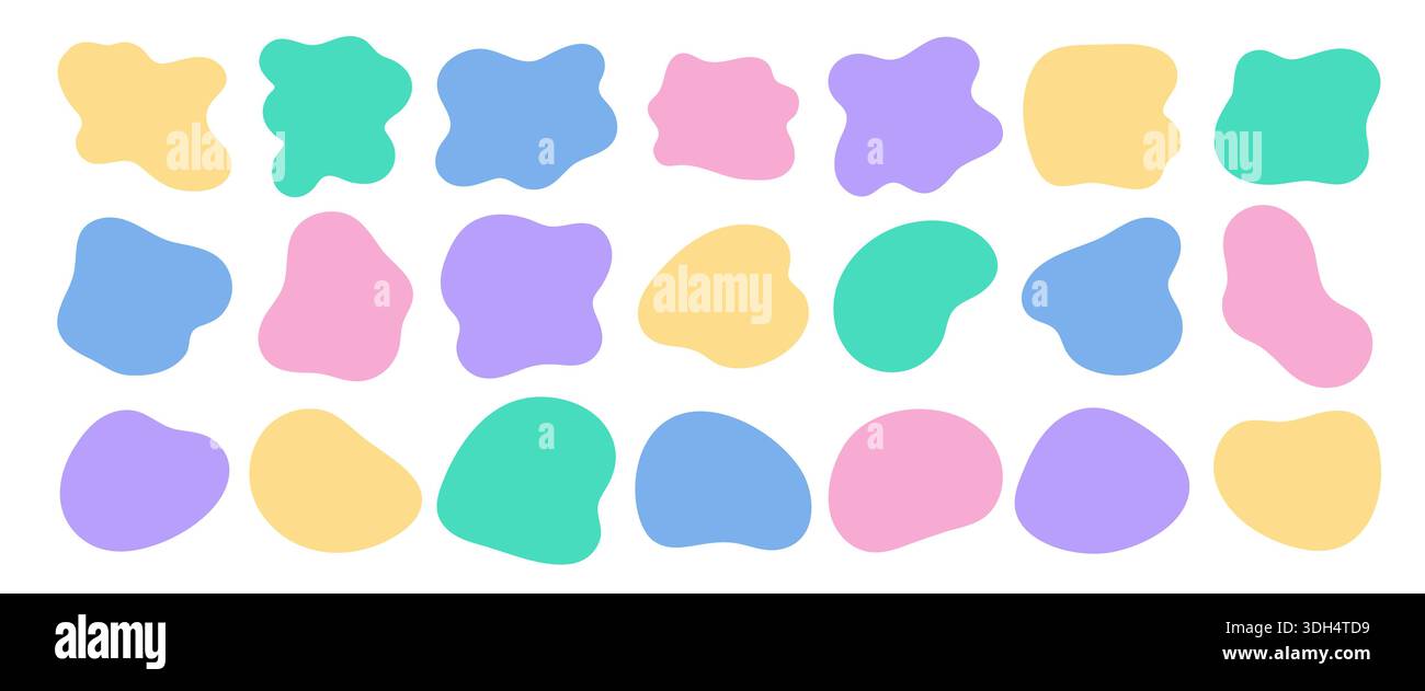 Blotch spot irregular form hi-res stock photography and images - Alamy