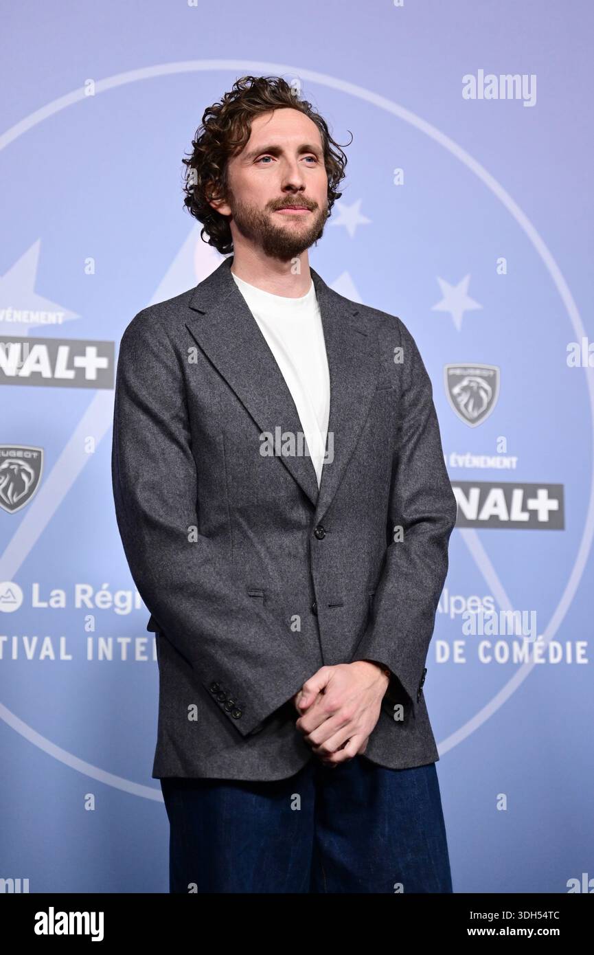 Actor Baptiste Lecaplain attends the opening ceremony of the 29th Alpe ...