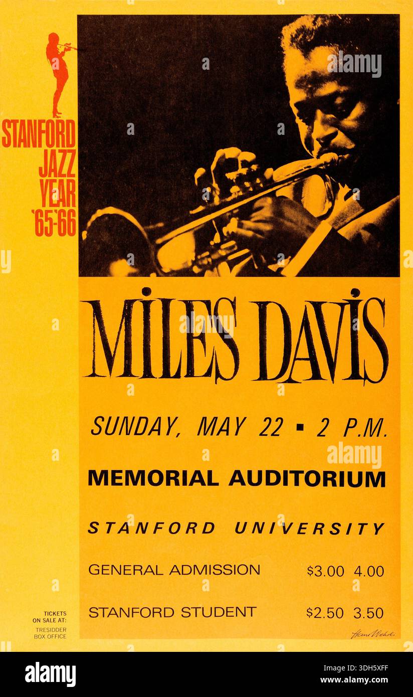 Miles davis concert poster hi-res stock photography and images - Alamy