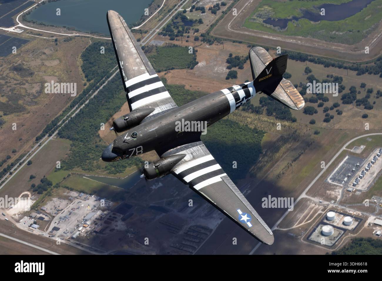 The Douglas C-47A Skytrain, N3239T, serial 19054, is a historic U.S ...