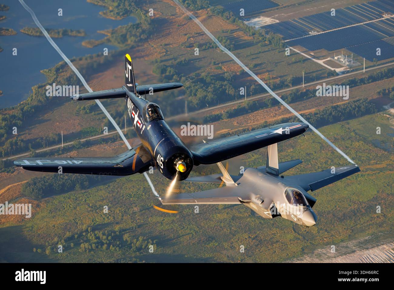 During Sun N Fun 2025, the Vought F4U-4 Corsair N713JT, a single-seat ...