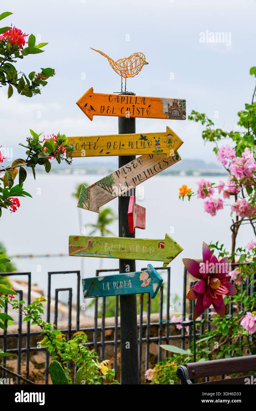 Purto Rico Sign Puerto rico tourism landmarks hi-res stock photography and images - Alamy