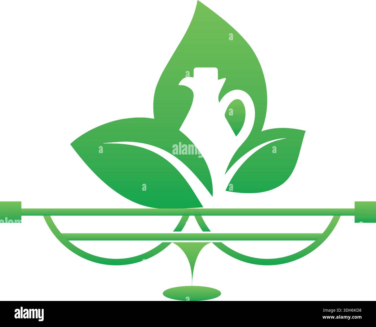 Simple modern agriculture logo design vector Stock Vector