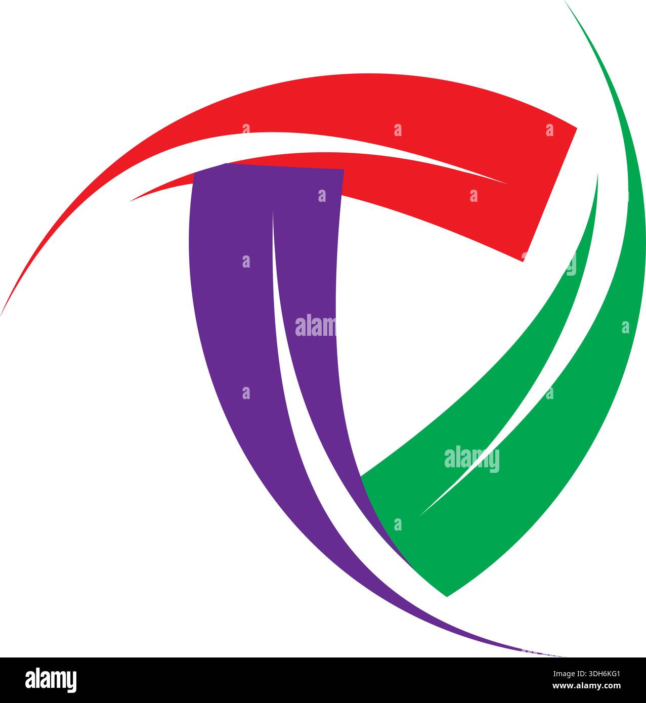 tringle Colorful logo design Vector Stock Vector