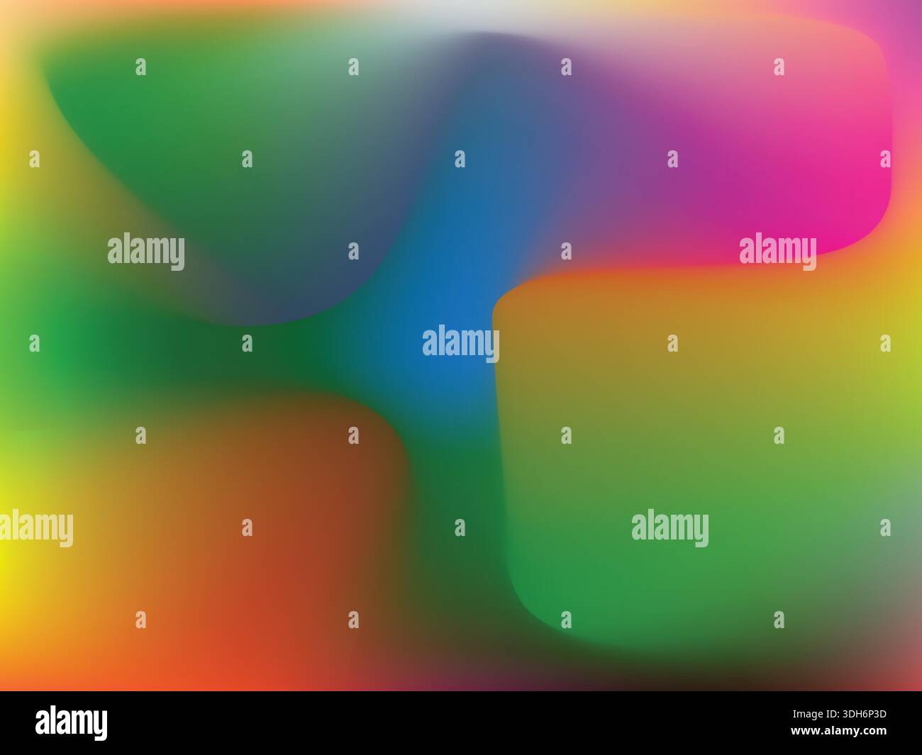 A vibrant abstract colorful vector background featuring smooth gradients and dynamic shapes. Stock Vector