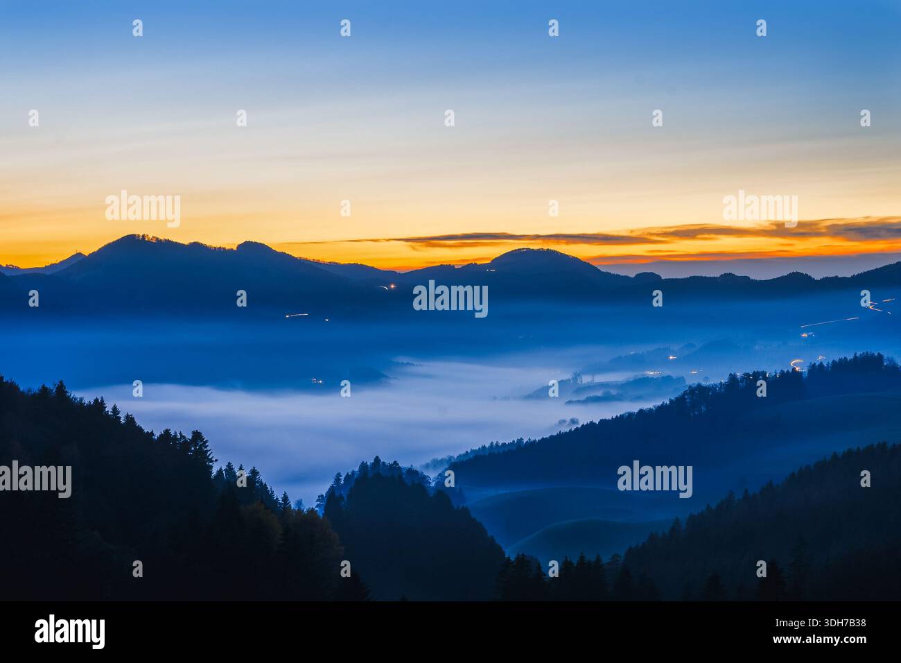 Breathtaking dawn scene unfolds hi-res stock photography and images - Alamy
