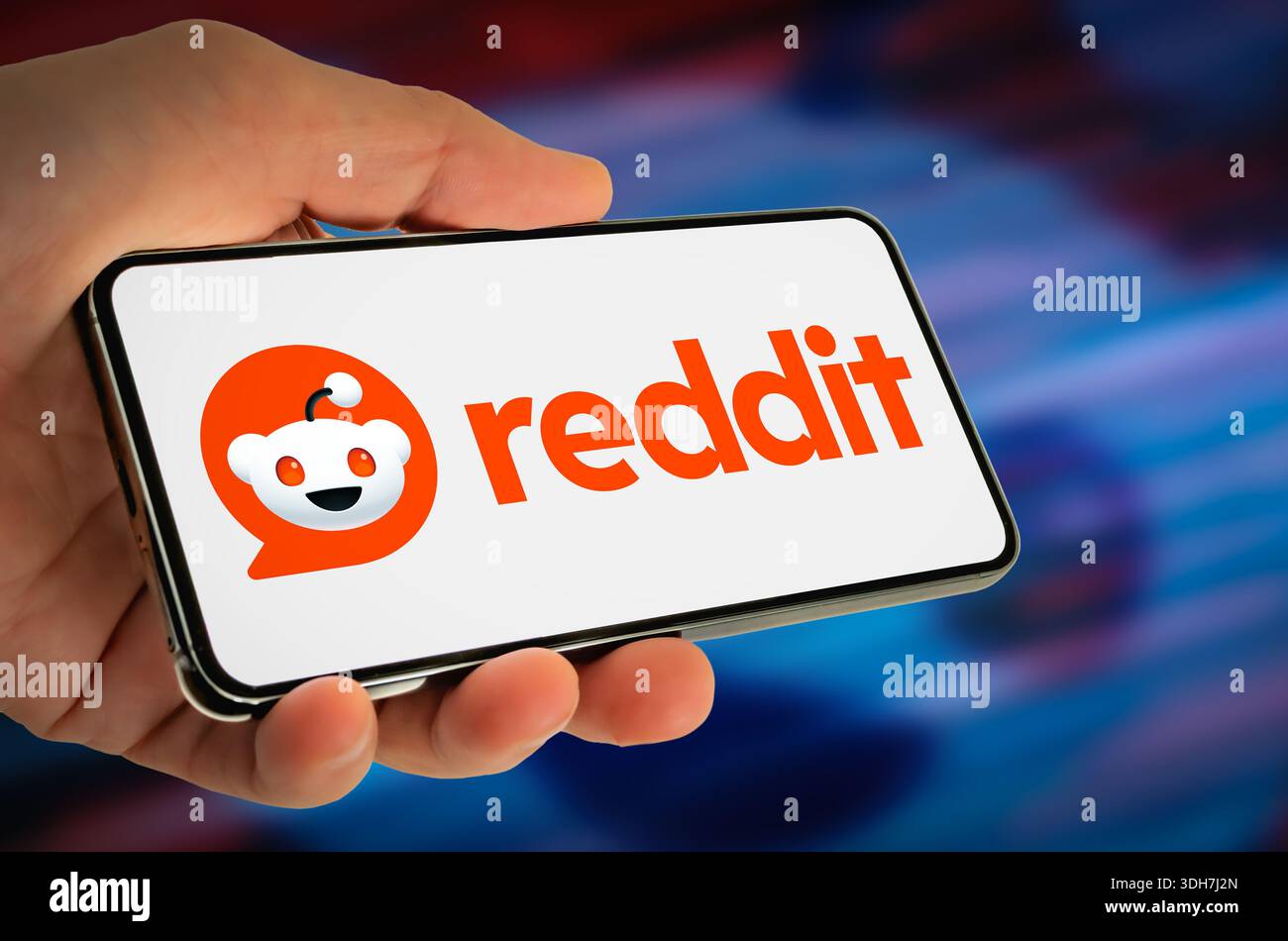 Reddit forum and social media platform Stock Photo