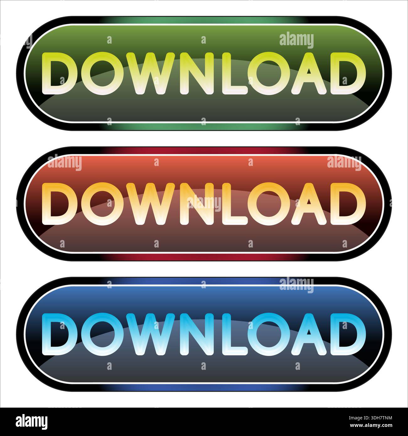 Download button hi-res stock photography and images - Alamy