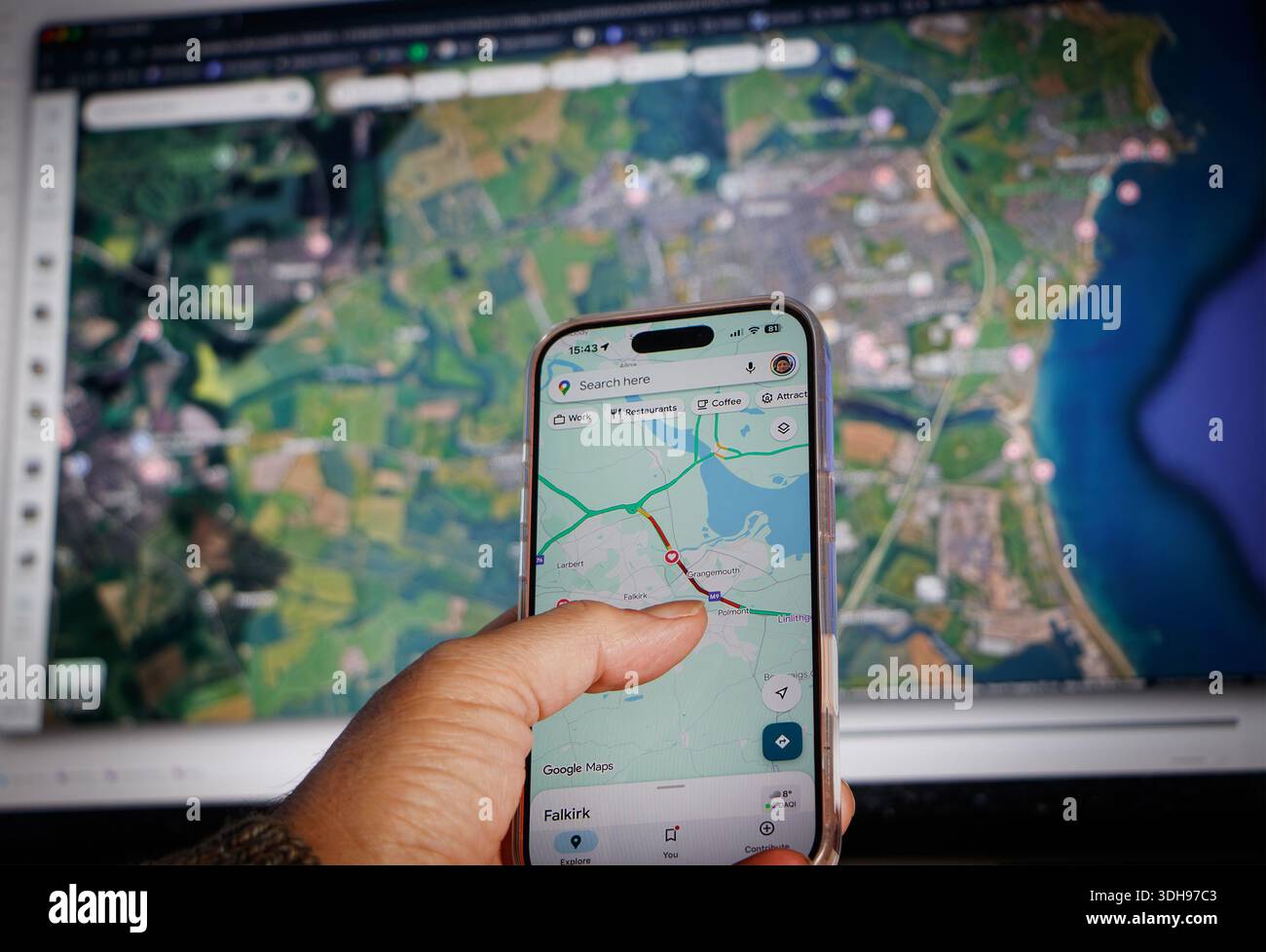 Digital city map computer hi-res stock photography and images - Alamy