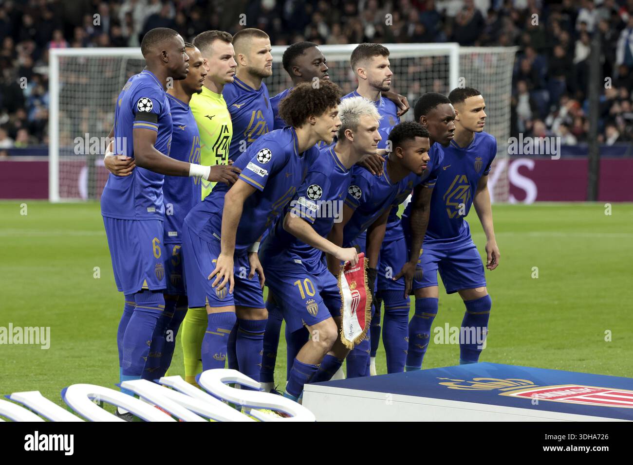 Team AS Monaco poses before the UEFA Champions League, League phase ...