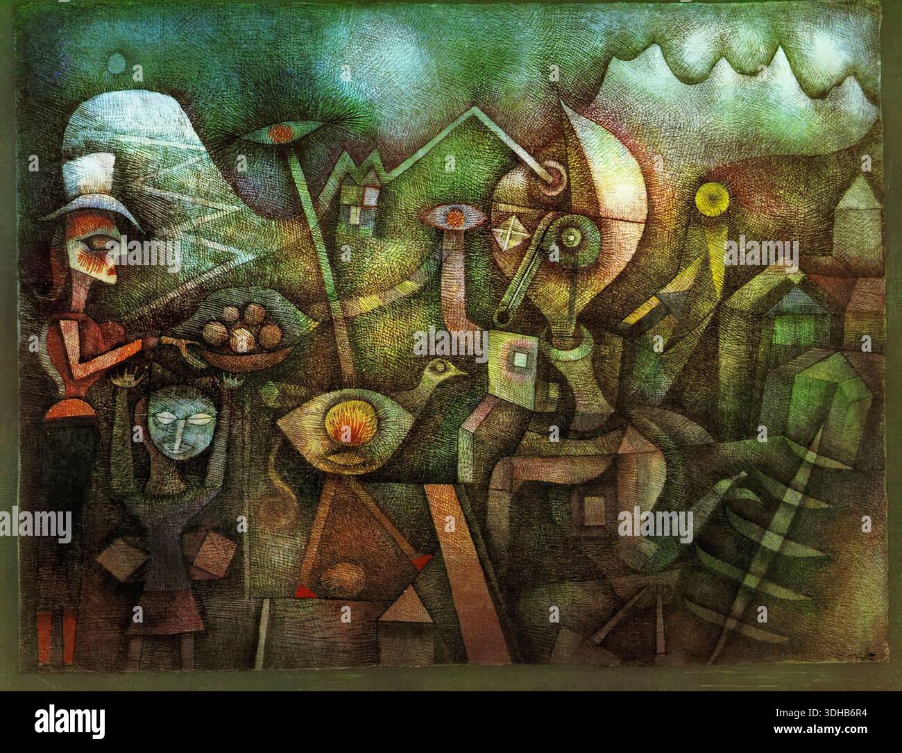 Paul Klee Carnival in the Mountains Stock Photo - Alamy