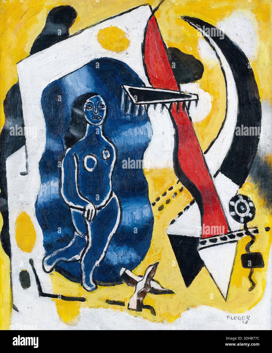 Fernand Leger - La Danseuse Bleue 1er Etat Stock Photo