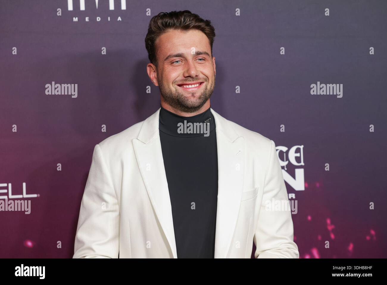 Harry Jowsey arrives at the world premiere of 