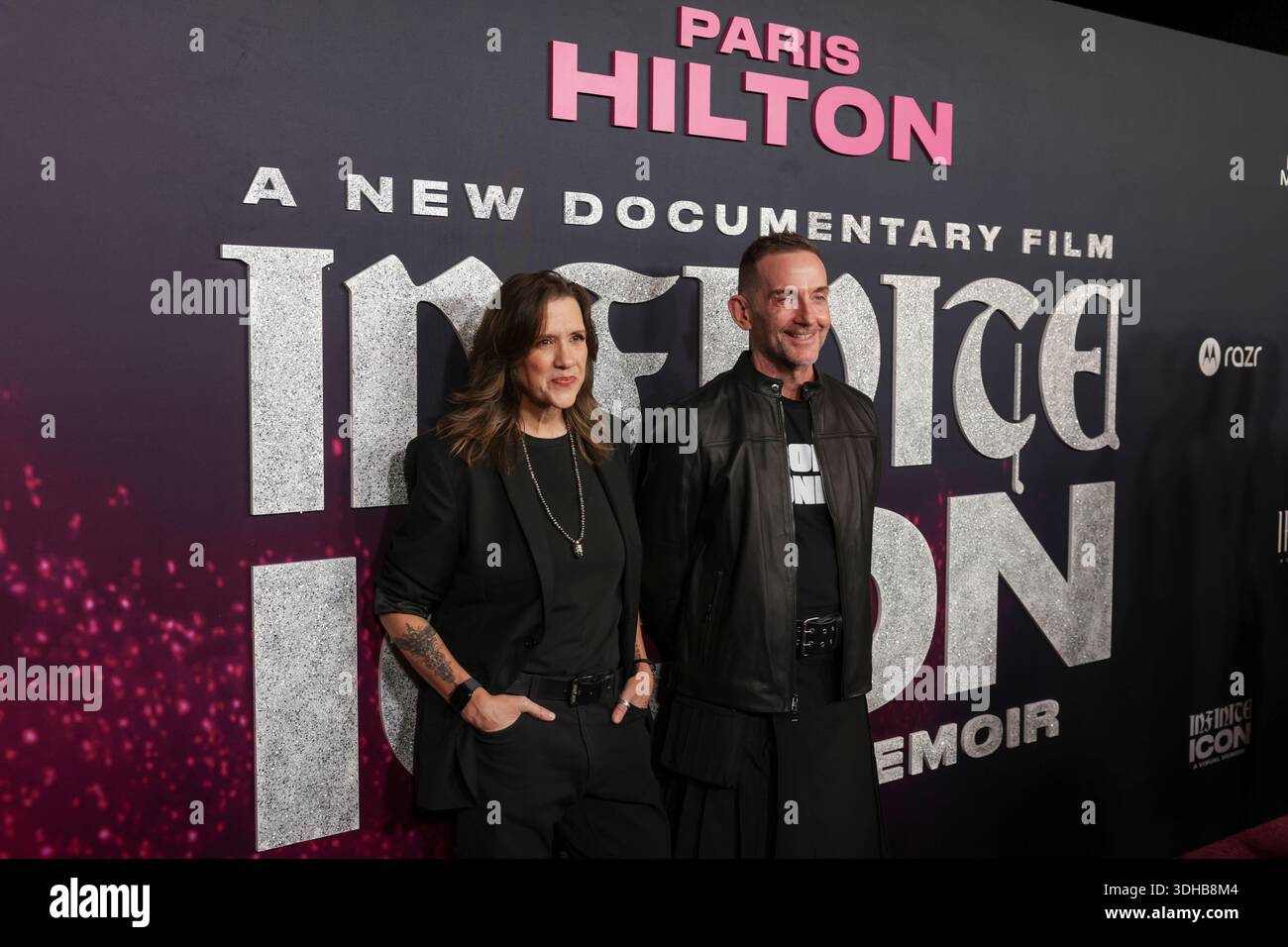 J.J. Duncan, left, and Bruce Robertson arrive at the world premiere of ...