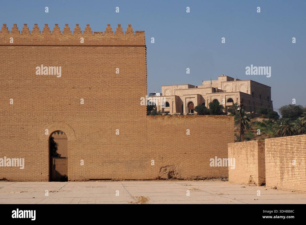 Ruins Of Babylon Archaeological Site Near Hillah Iraq Showing Remains ruins-of-babylon-archaeological-site-near-hillah-iraq-showing-remains
