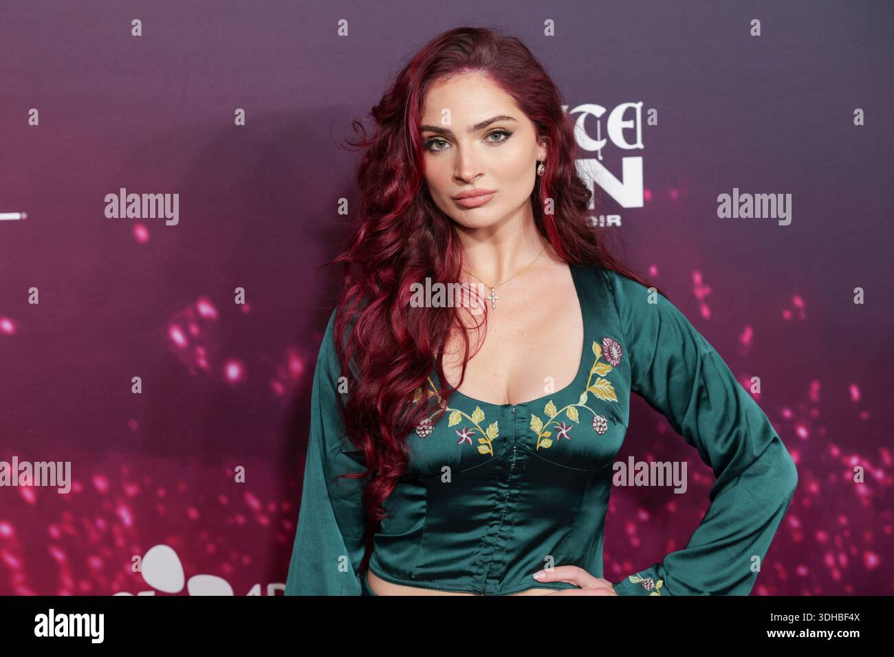 Carrington Durham arrives at the world premiere of 