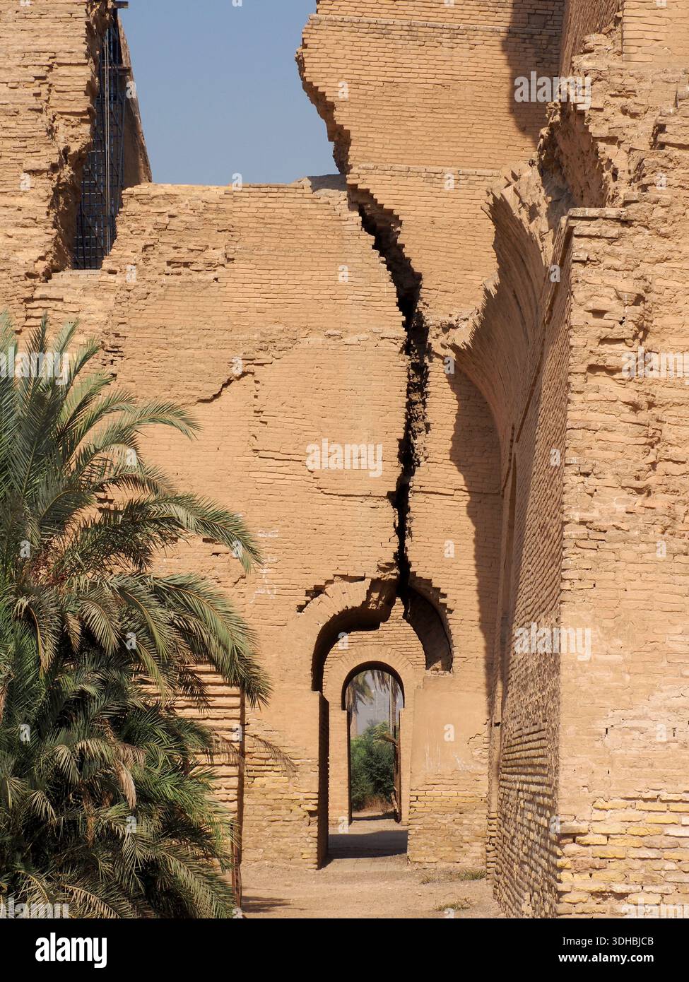 Ruins of Ctesiphon archaeological site, Iraq, showing remains of