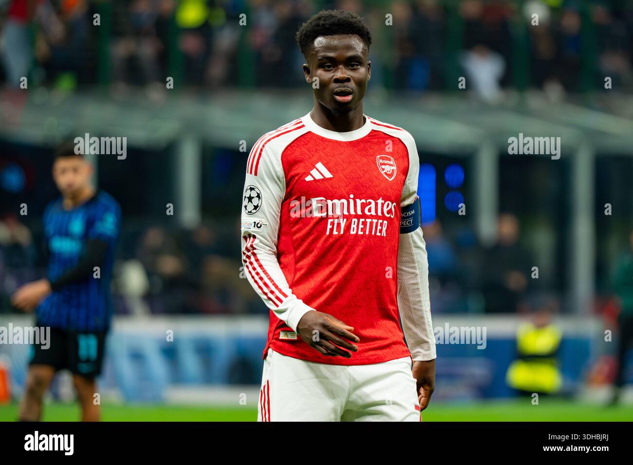 Bukayo Saka Arsenal FC During The UEFA Champions League League Phase Bukayo Saka Arsenal FC During The UEFA Champions League League Phase