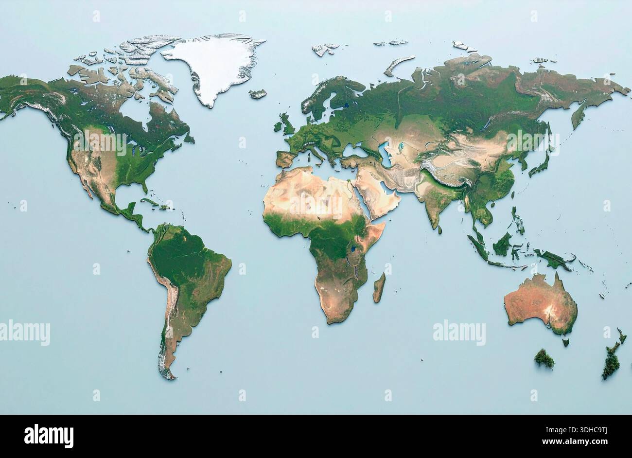 Physical map of africa hi-res stock photography and images - Alamy