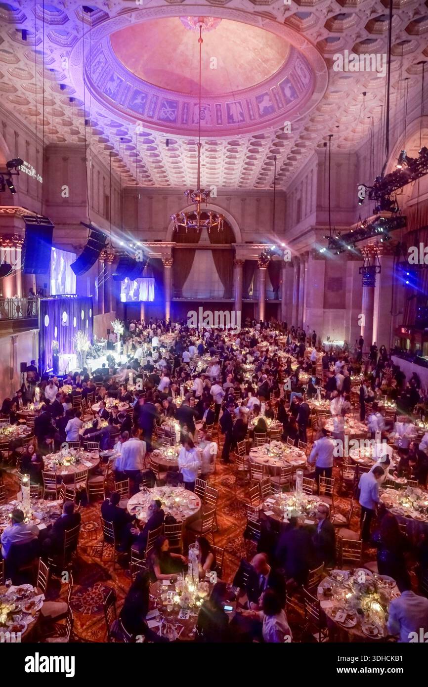 55 Wall Street The Cipriani Wall Street venue set up for more than 1000 guests Stock Photo