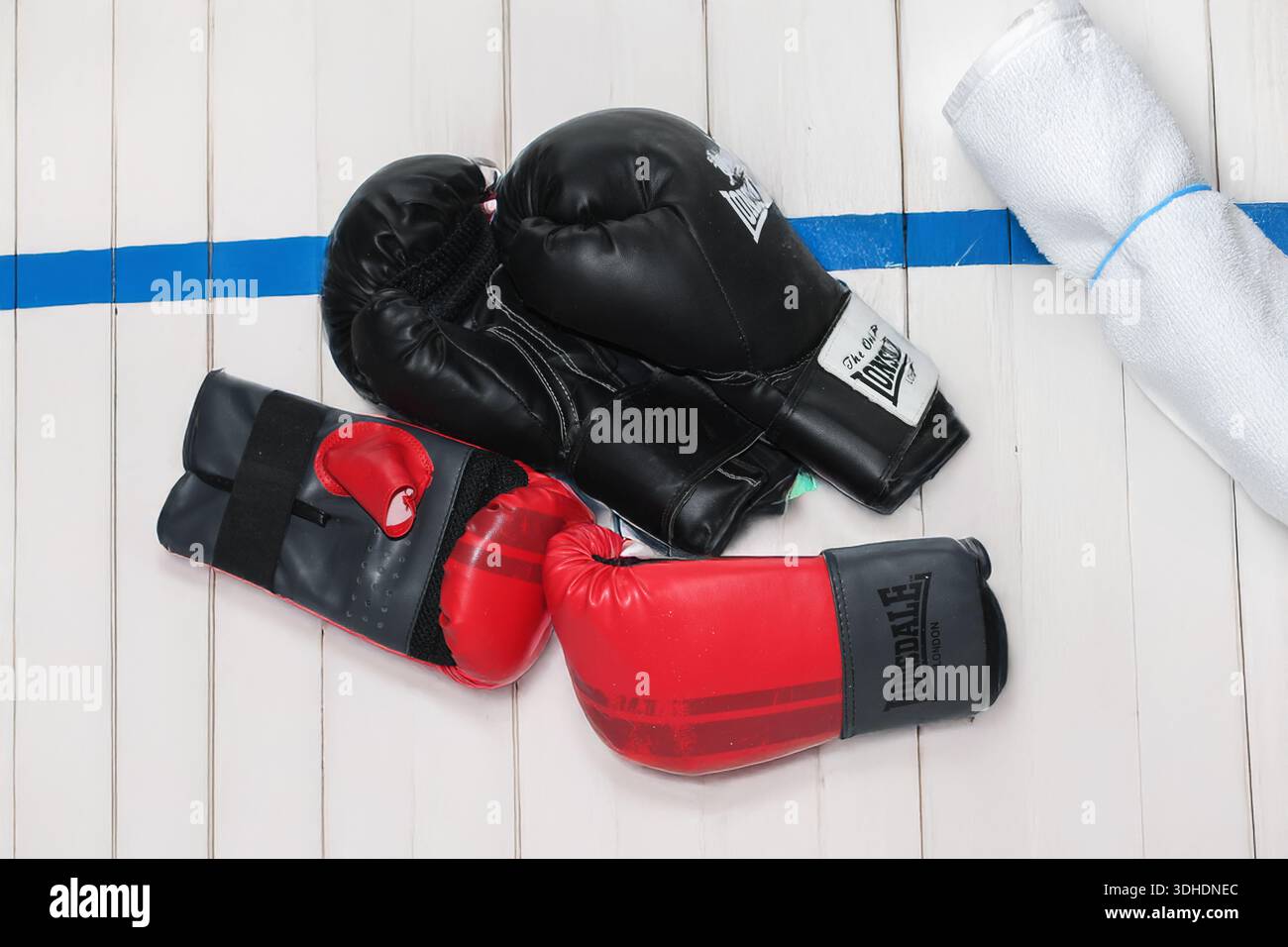 Boxing gym Stock Photo