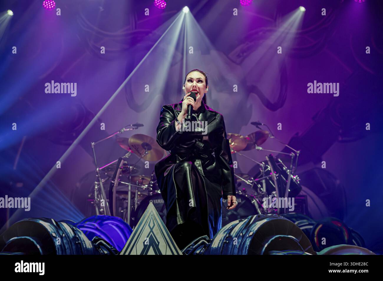 Elize Ryd, singer of Amaranthe, live on Arcane Dimensions Tour 2026 at ...