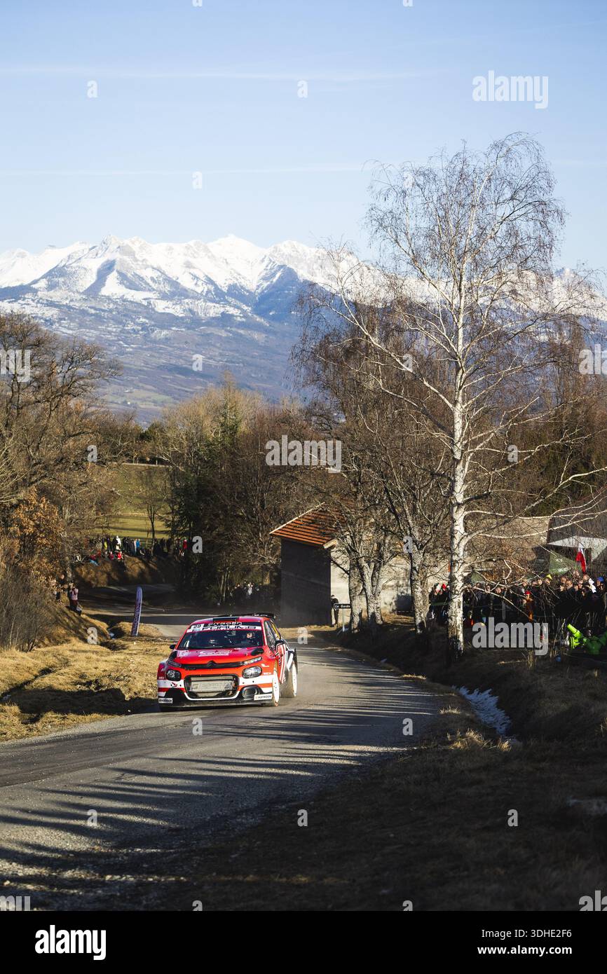 Pablo Roche 29 SARRAZIN Pablo, ROCHE Yannick, Citroen C3 Rally2, action during the ...