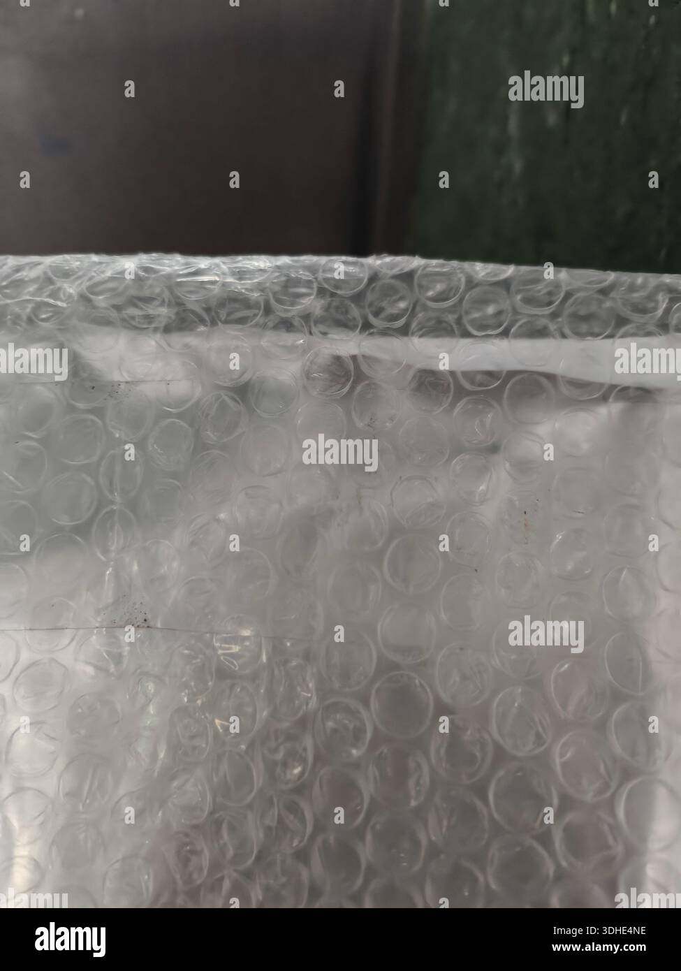 Close-up of bubble wrap packaging material Stock Photo